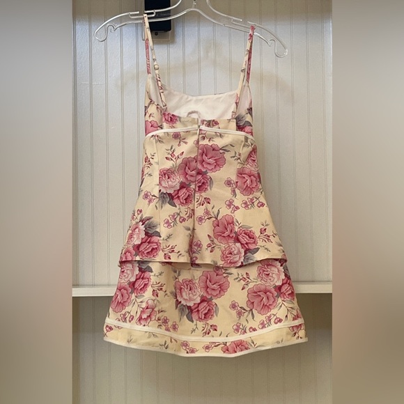 Peppermayo Exclusive - Artemis Corset Mini Dress -Vintage Pink Floral | Size: 0 - Picture 7 of 10